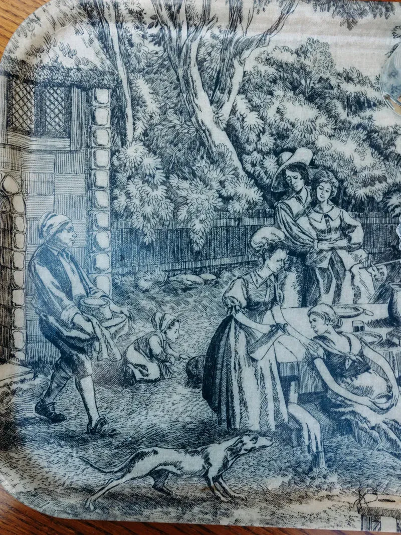 Marcel, le plateau toile de Jouy N°79