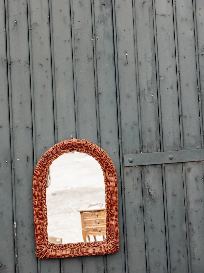 Georges, le miroir en osier N°536