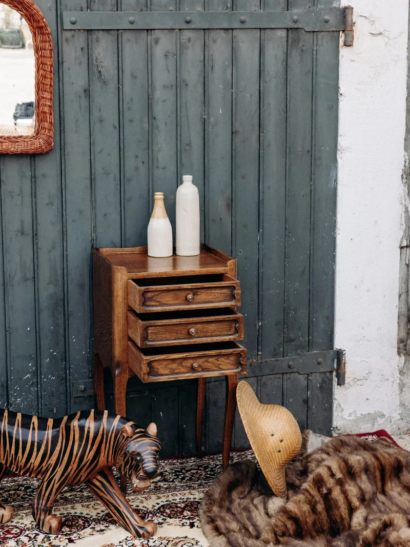 Odile, la table de chevet bois N°429