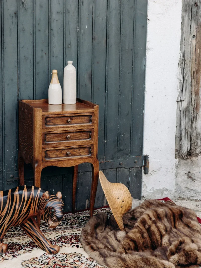 Odile, la table de chevet bois N°429