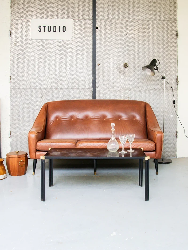 Donna, la table basse en verre N°122