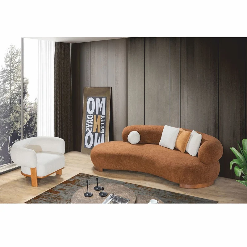 Casa Padrino Luxus Sofa Braun 255 cm - Wohnzimmer & Hotel Möbel