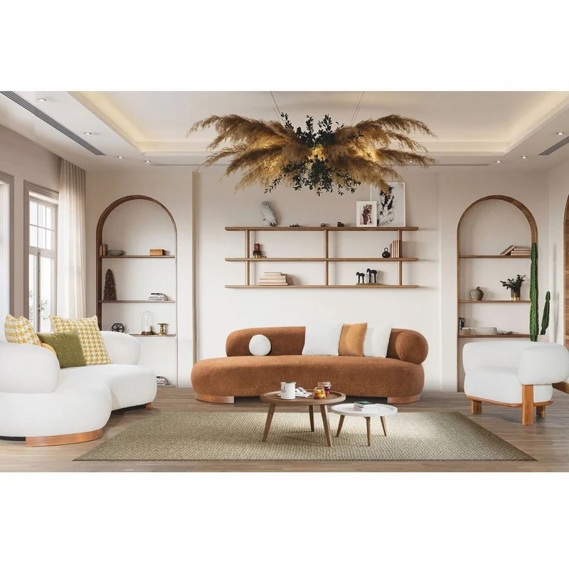 Casa Padrino Luxus Sofa Braun 255 cm - Wohnzimmer & Hotel Möbel