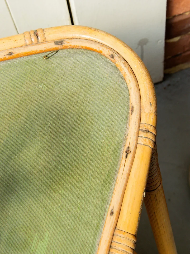 Francine, la table d'appoint en osier N°249