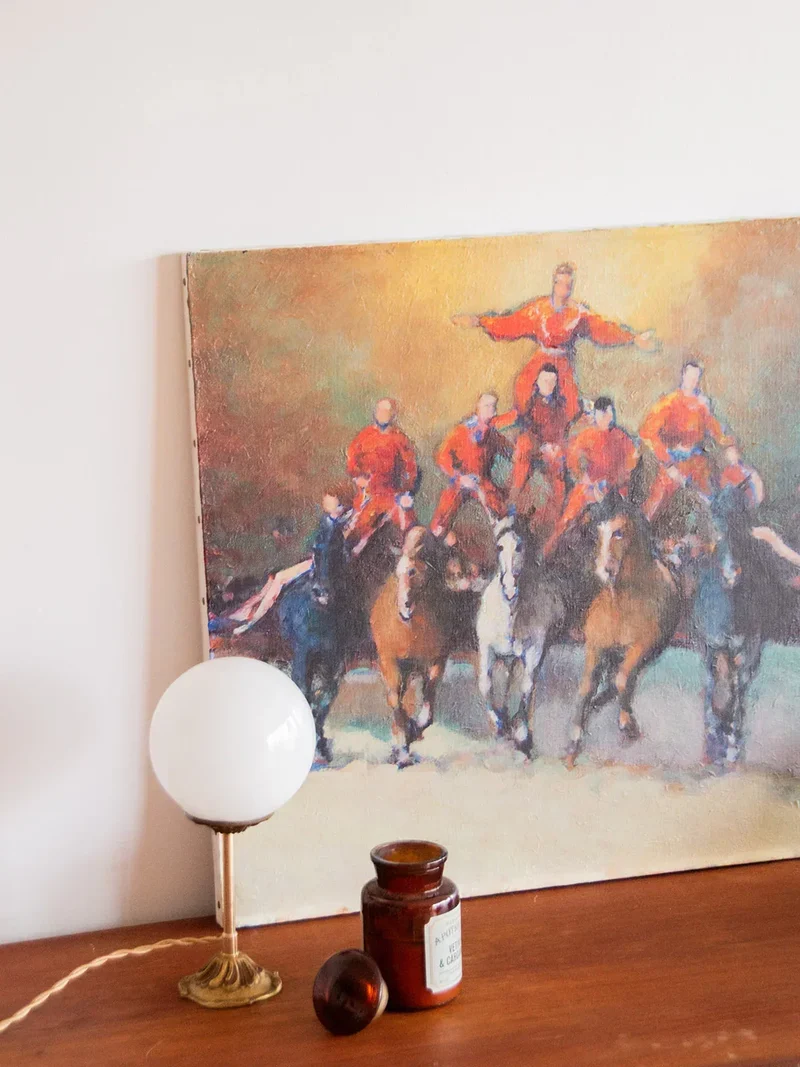 Nina, la toile peinte équestre N°161