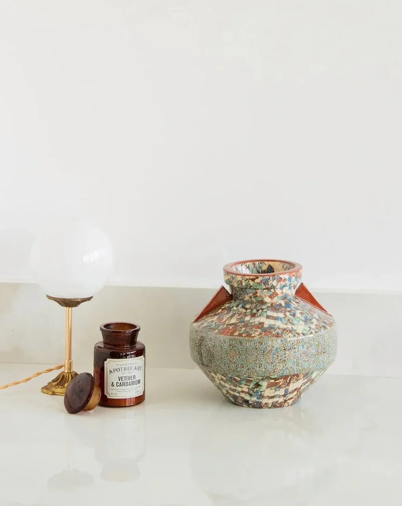 Edmond, le vase Gerbino orangé N°28