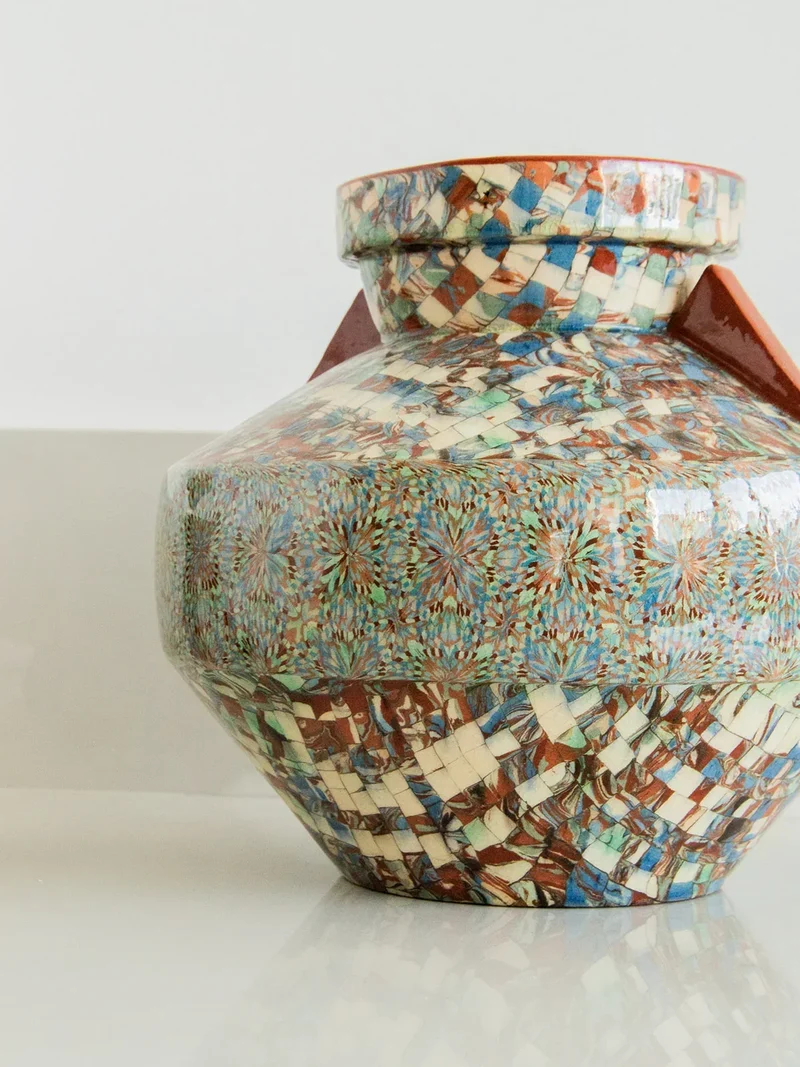Edmond, le vase Gerbino orangé N°28