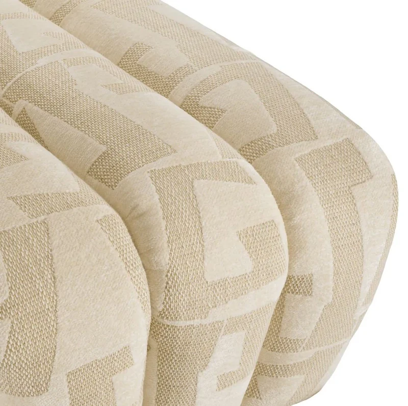 Casa Padrino Luxus Sitzbank Sandfarben 144 cm - Schlafzimmer & Hotel Möbel