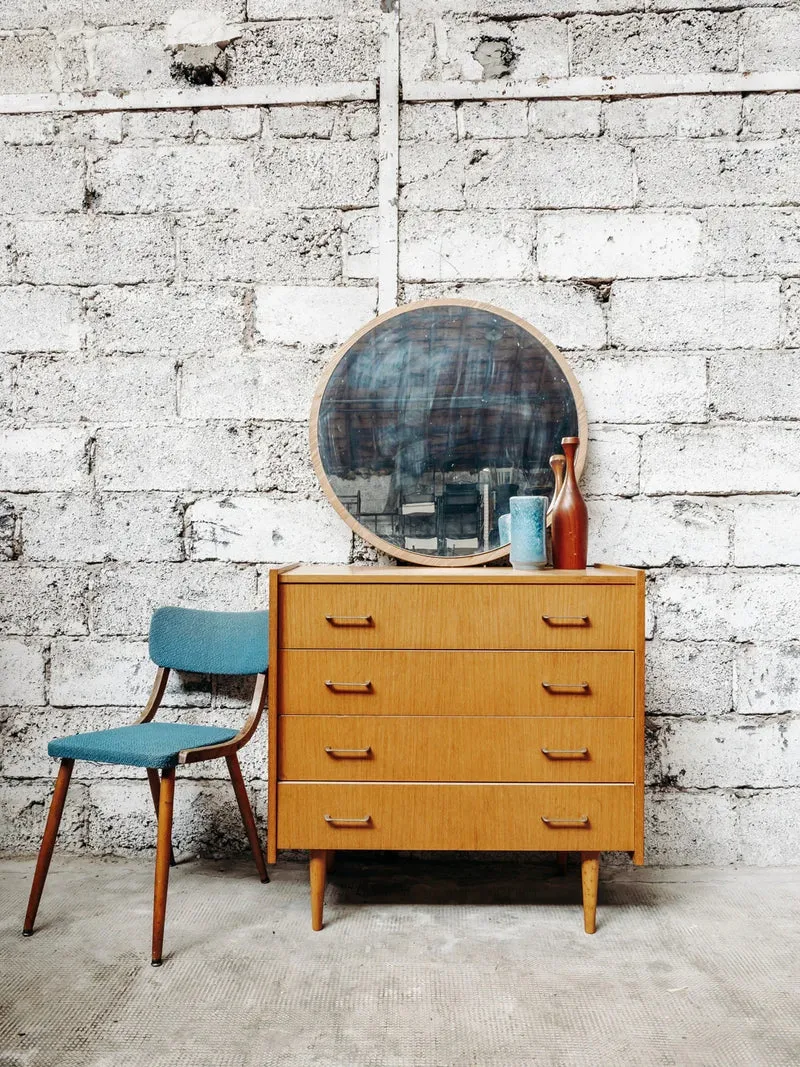 Igor, le miroir rond en bois N°553