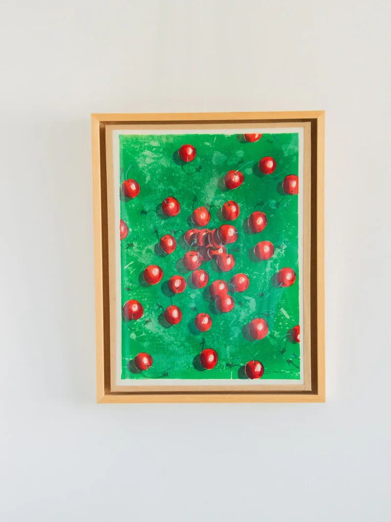Nina, la lithographie aux cerises N°132