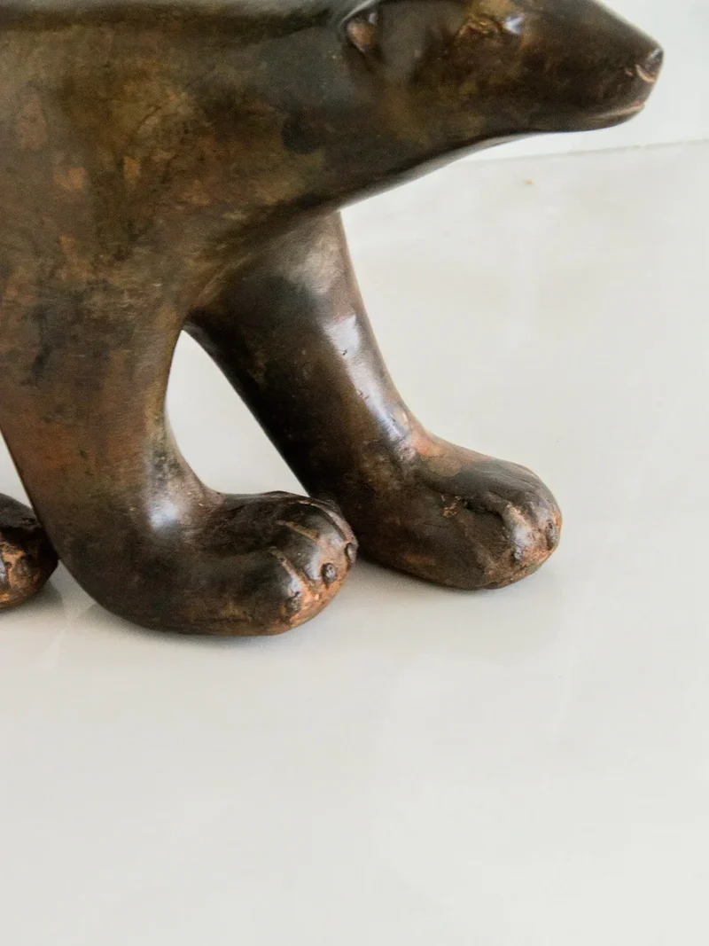 Alix, l'ours en bronze N°8