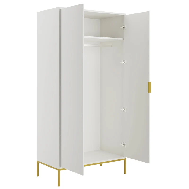 Armoire 2 portes Seattle Blanc