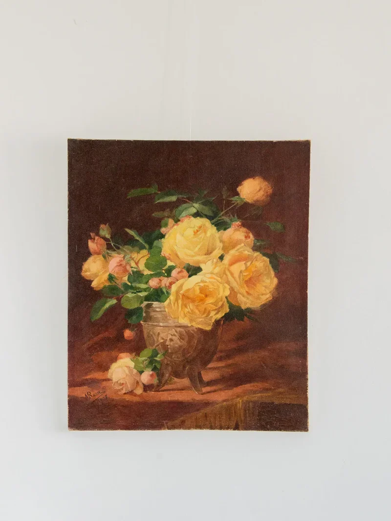 Nina, la toile peinte aux roses N°143