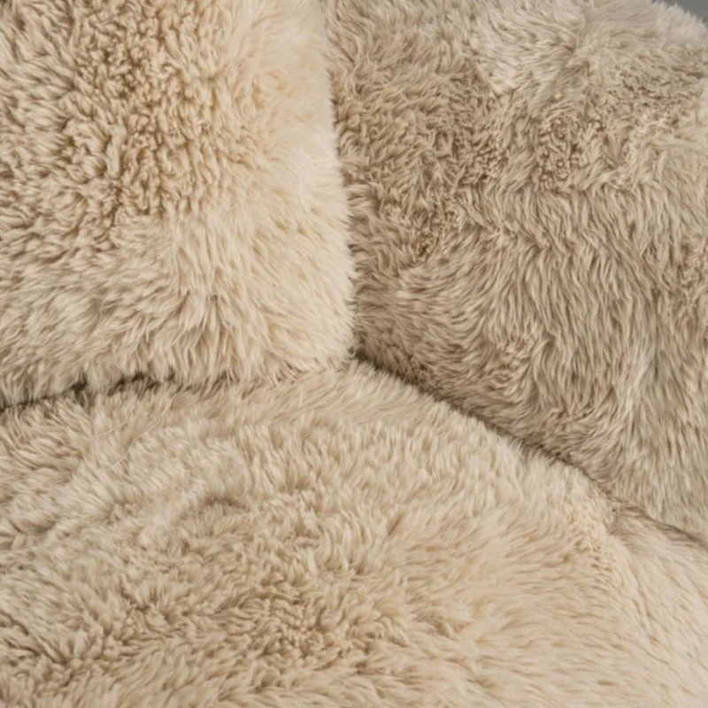 Casa Padrino Luxus Sofa Sandfarben 240 cm - Wohnzimmer & Hotel Möbel