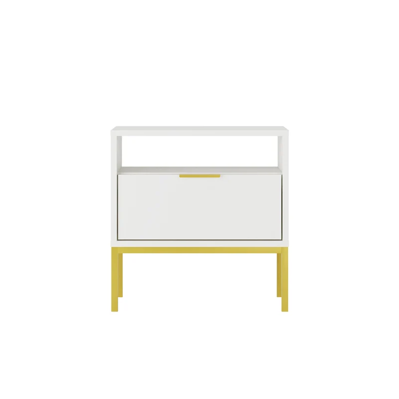 Table de chevet Seattle Blanc