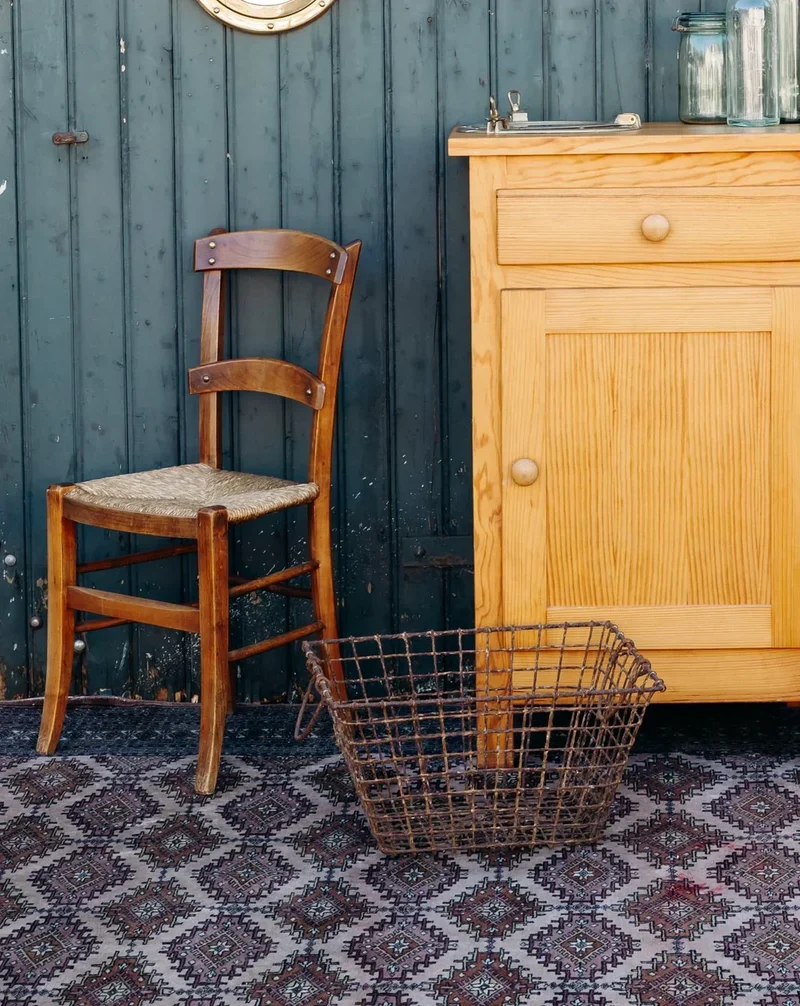 Claude, la chaise en bois et paille N°405