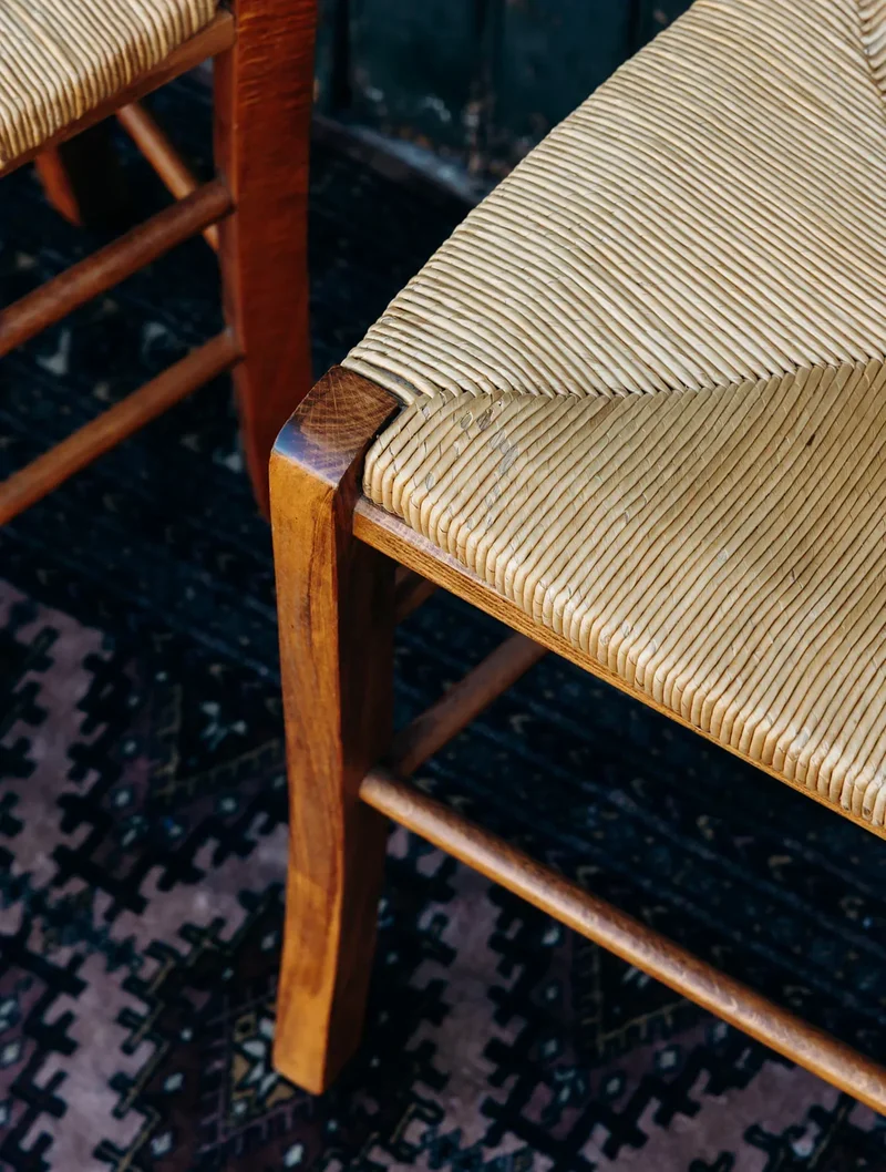 Claude, la chaise en bois et paille N°452