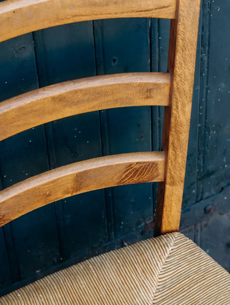 Claude, la chaise en bois et paille N°452