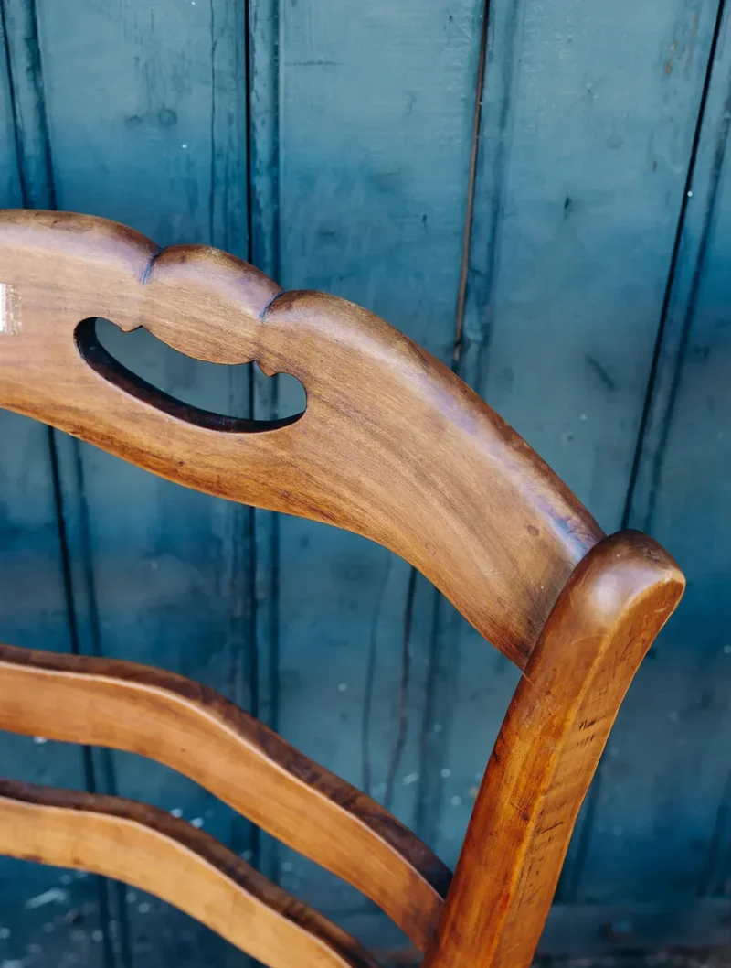 Claude, la chaise en bois et paille N°450