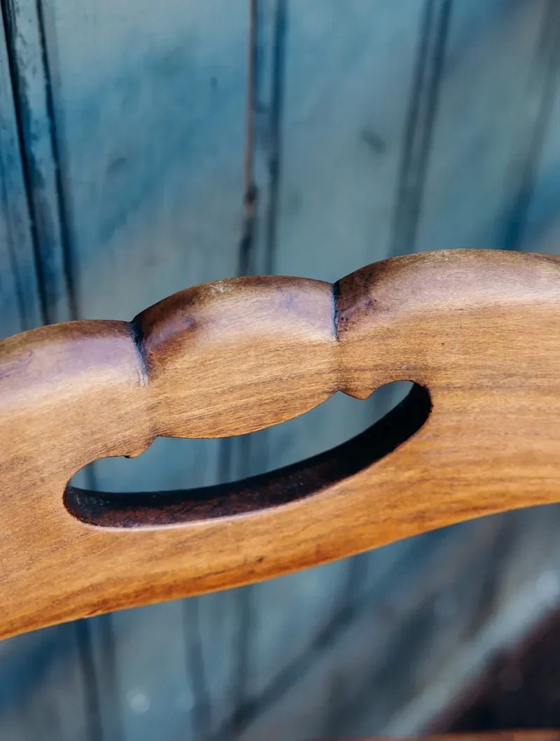 Claude, la chaise en bois et paille N°450