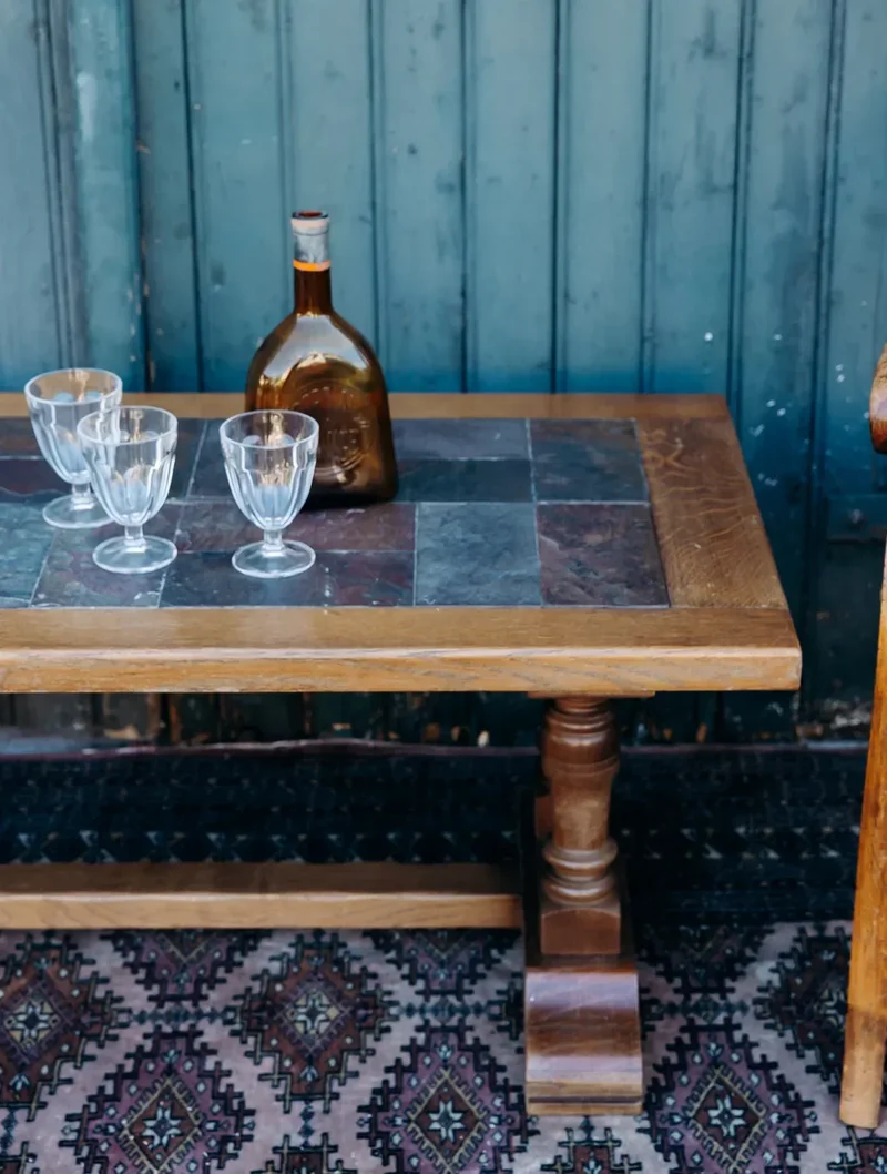 Léonie, la table basse ardoise N°140