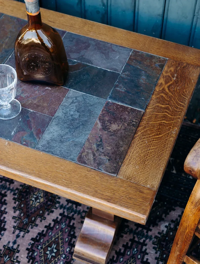 Léonie, la table basse ardoise N°140