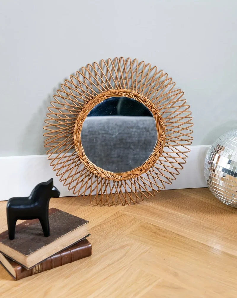 Georges, le miroir en osier N°634