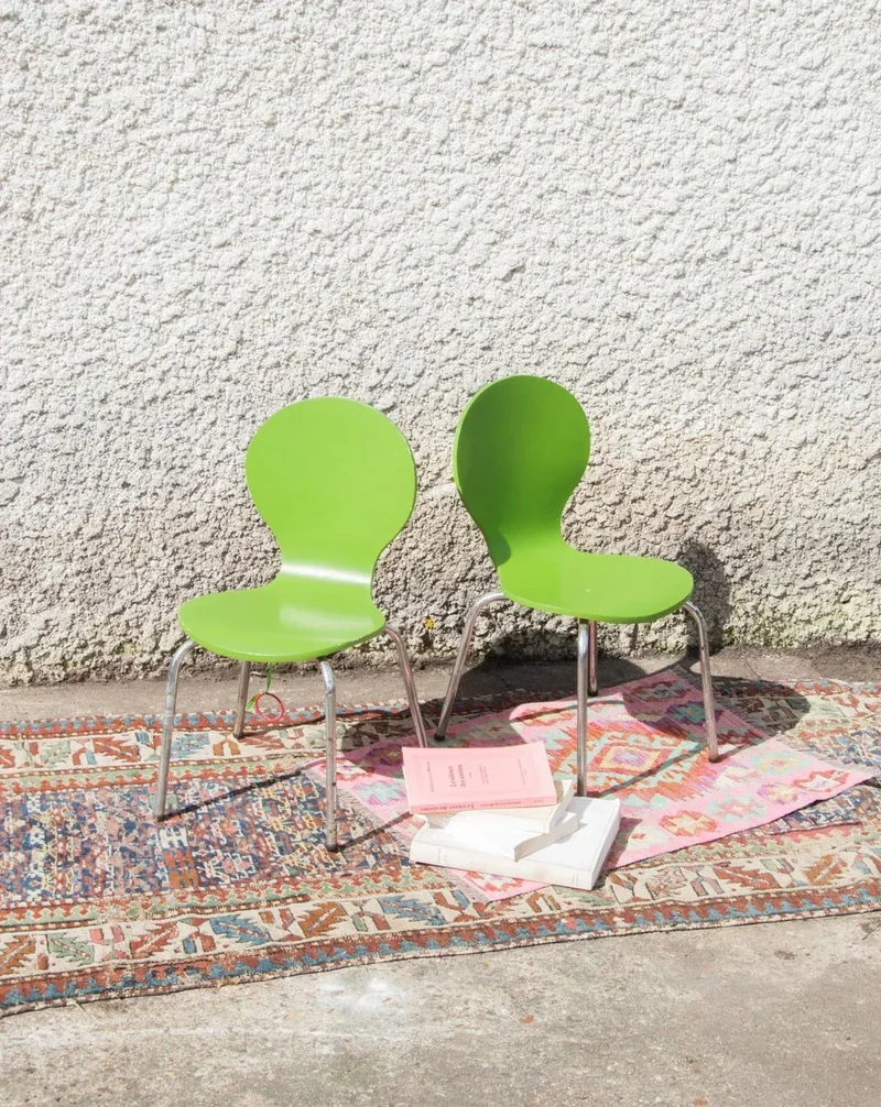 Ernestine, la chaise verte pour enfant N°146
