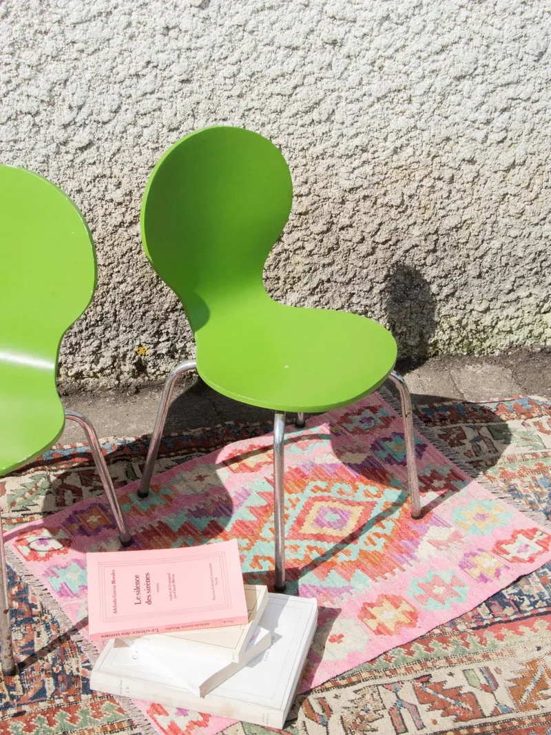 Ernestine, la chaise verte pour enfant N°146