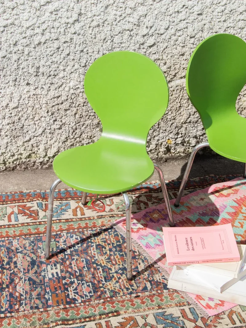 Ernestine, la chaise verte pour enfant N°146