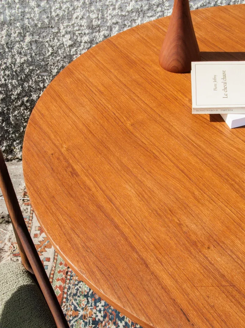 Karla, la table à manger en teck N°333