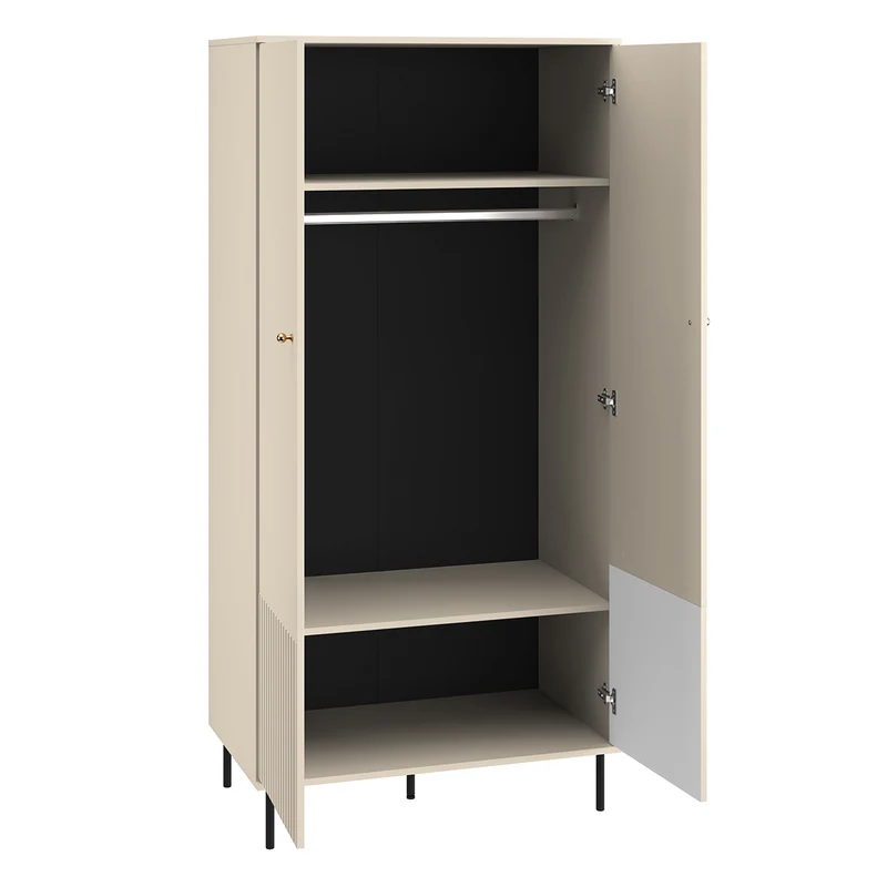 Armoire 2 portes Nova Cachemire