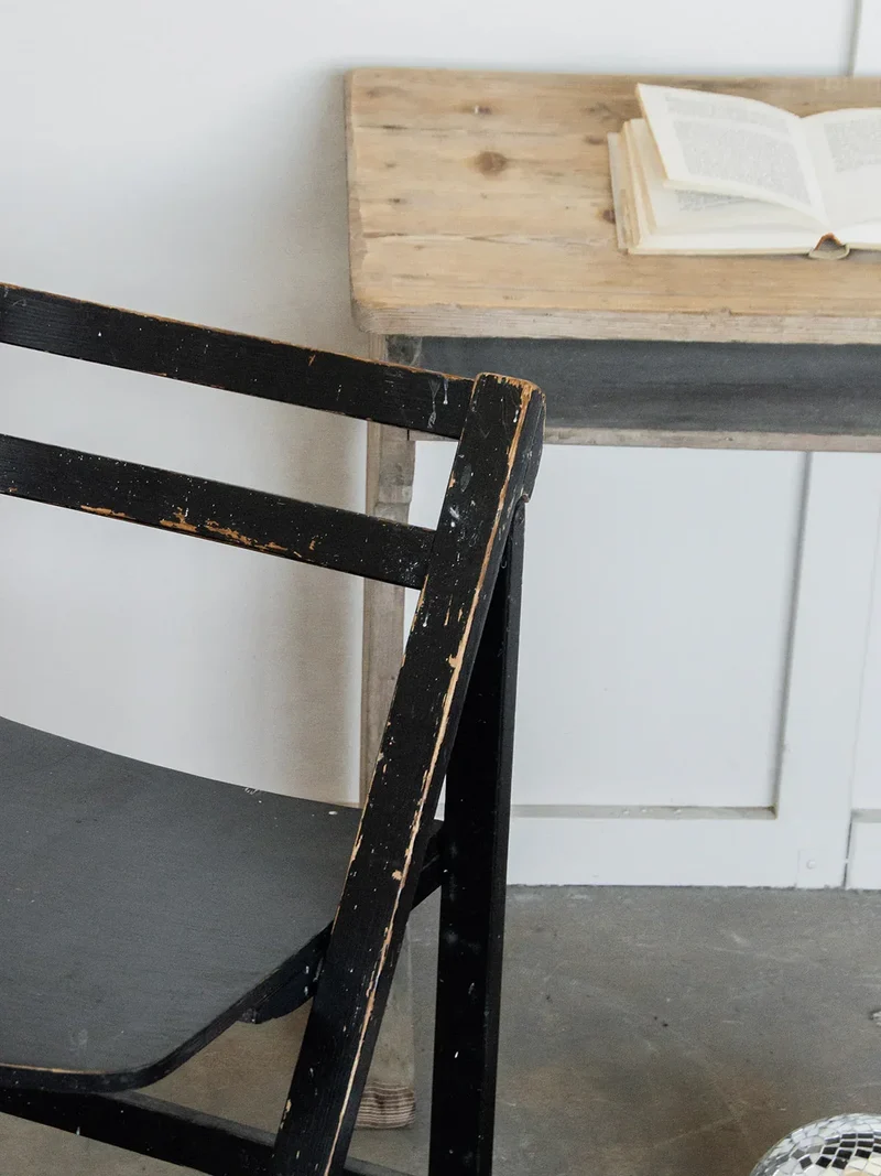 Claude, la chaise pliante noir N°870