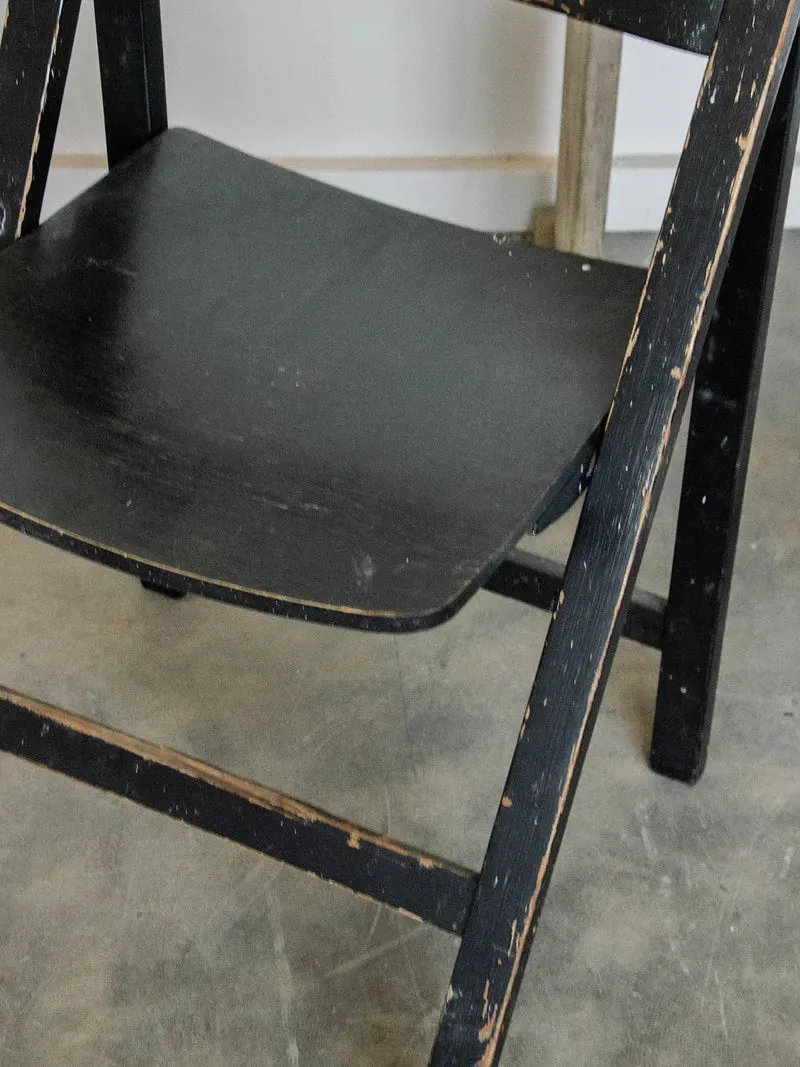 Claude, la chaise pliante noir N°870