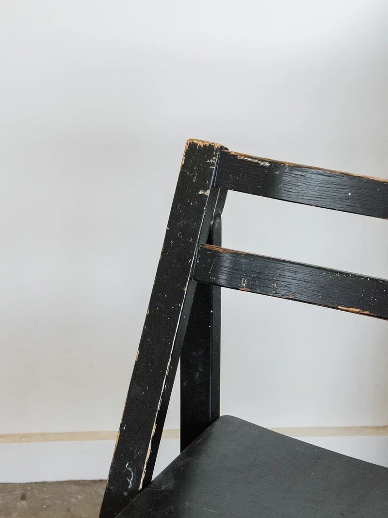 Claude, la chaise pliante noir N°870