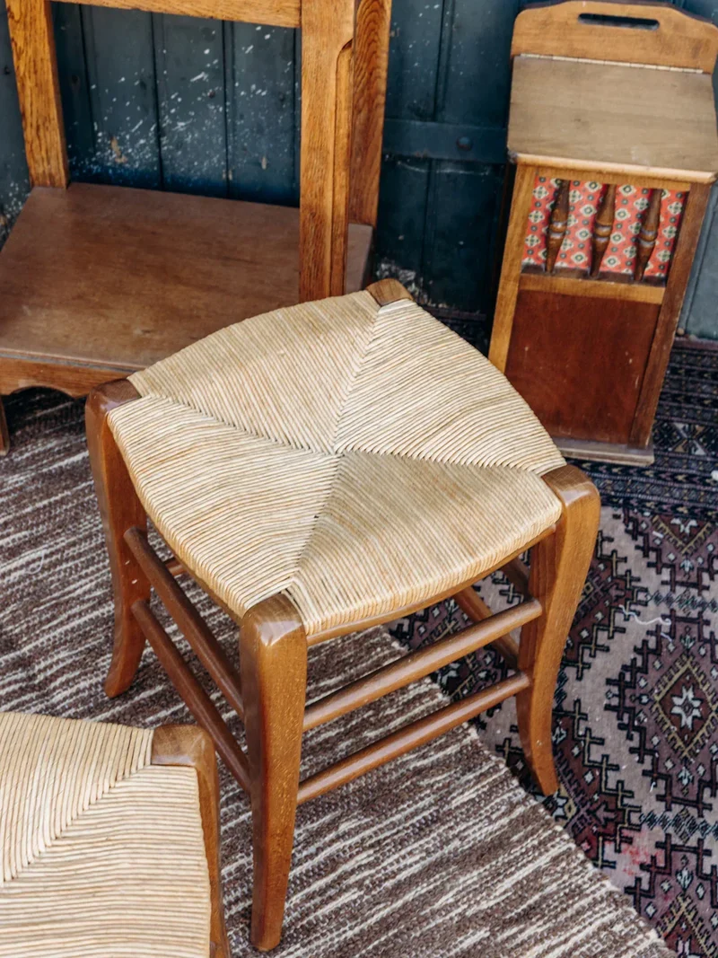 Regis, le tabouret en osier N°433