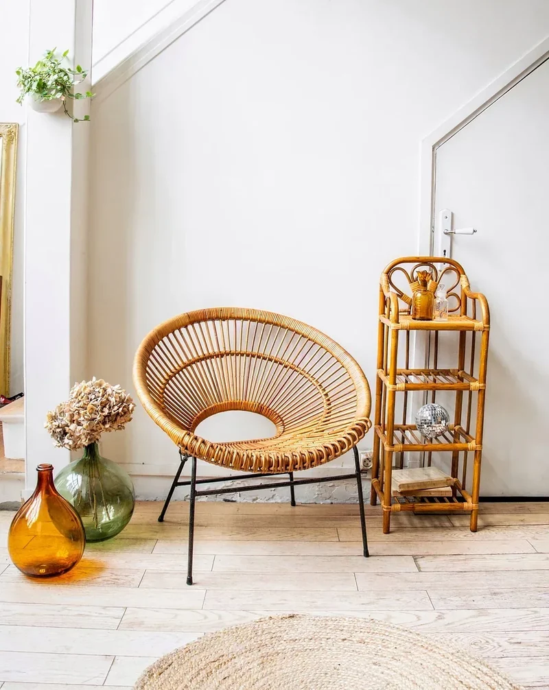 Ernest, le fauteuil en rotin N°172