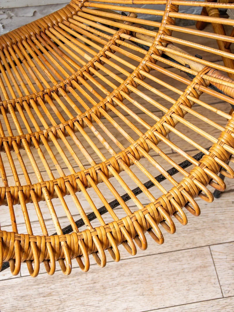 Ernest, le fauteuil en rotin N°172