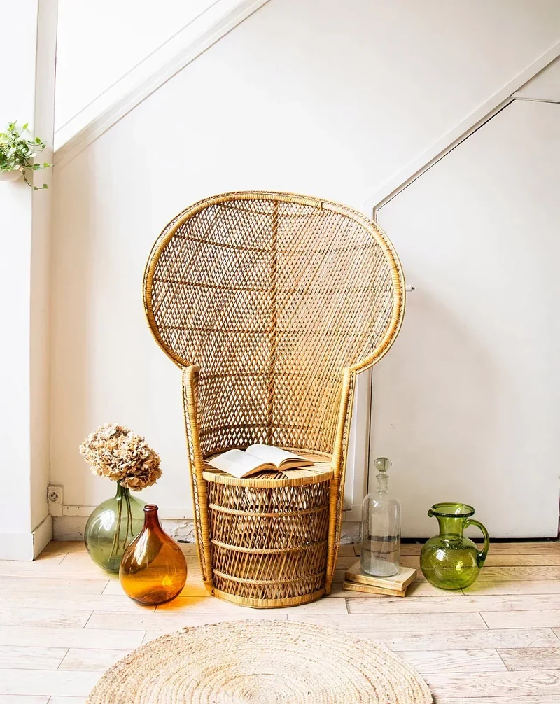Emmanuel, le fauteuil Emmanuel en rotin N°8