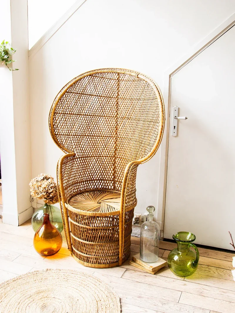 Emmanuel, le fauteuil Emmanuel en rotin N°8
