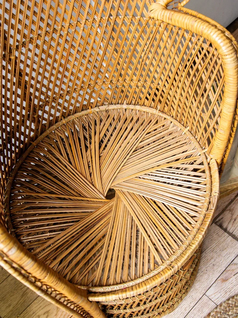 Emmanuel, le fauteuil Emmanuel en rotin N°8