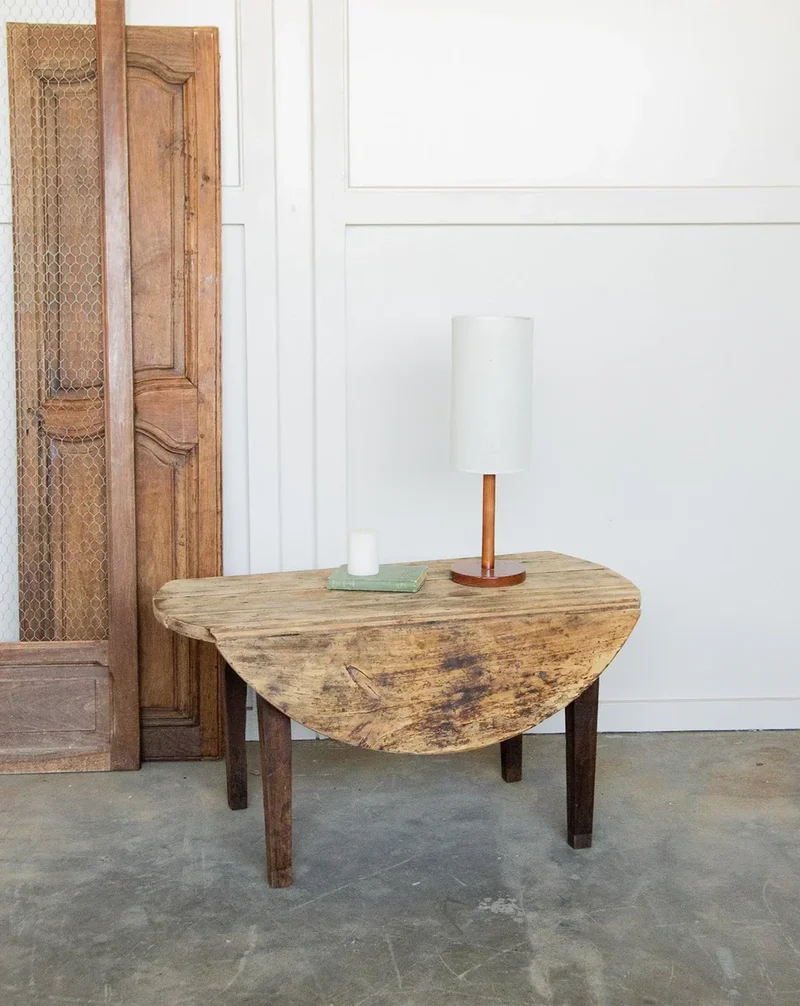 Léonie, la table basse demi-lune N°151