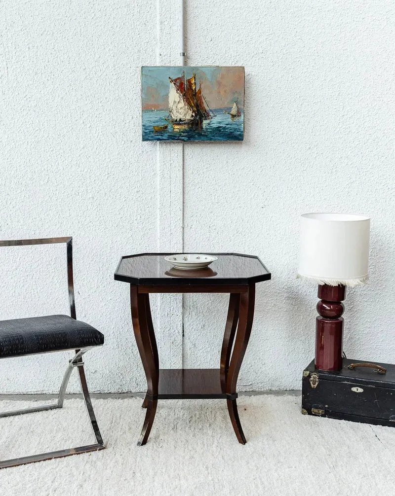 Francine, la table d'appoint en bois N°218