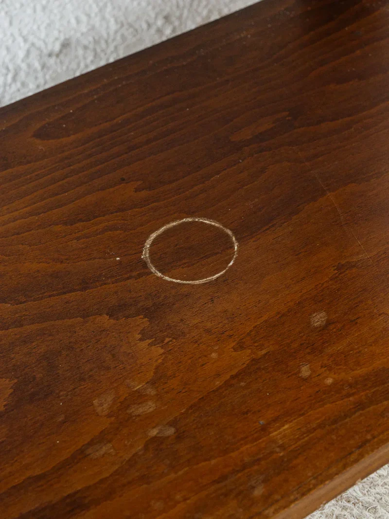 Francine, la table d'appoint en bois N°217