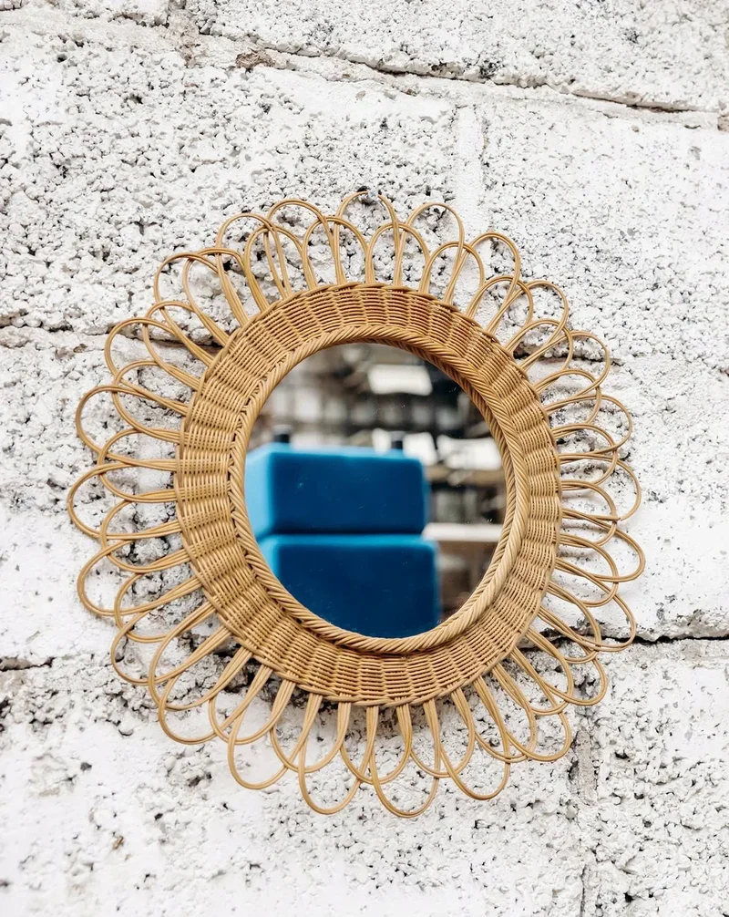 Georges, le miroir en osier N°635
