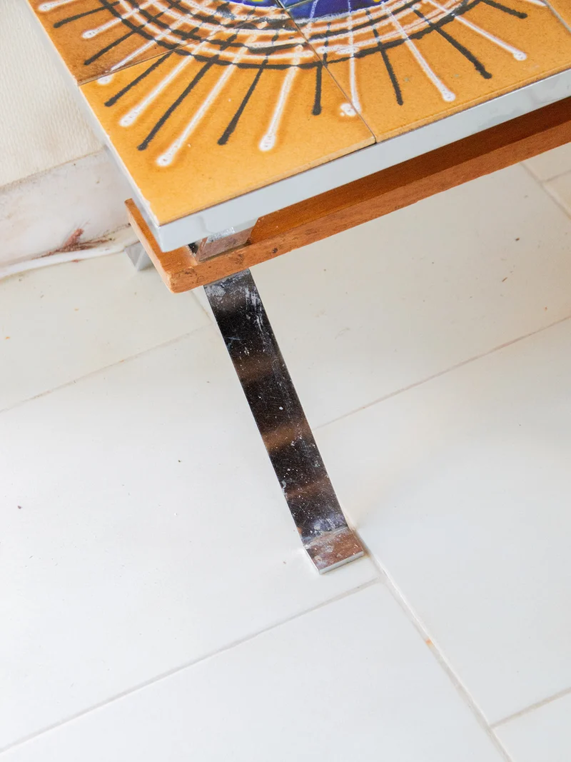 Léonie, la table basse carrelé coloré N°861