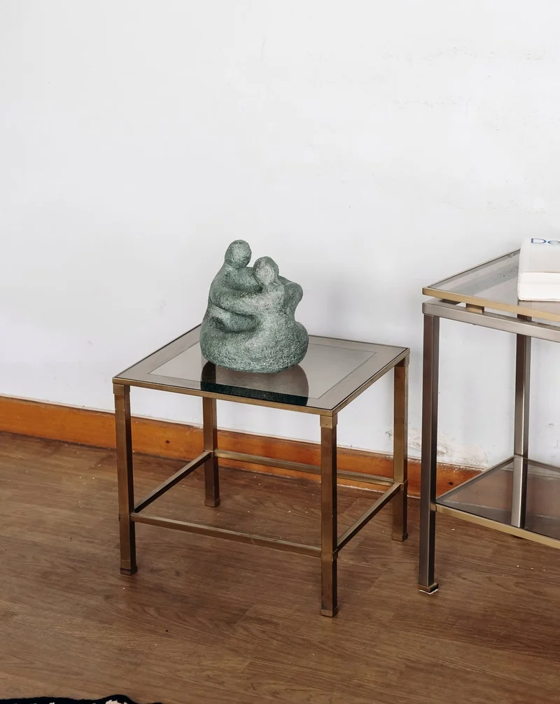 Hanna, la table d'appoint en verre N°252