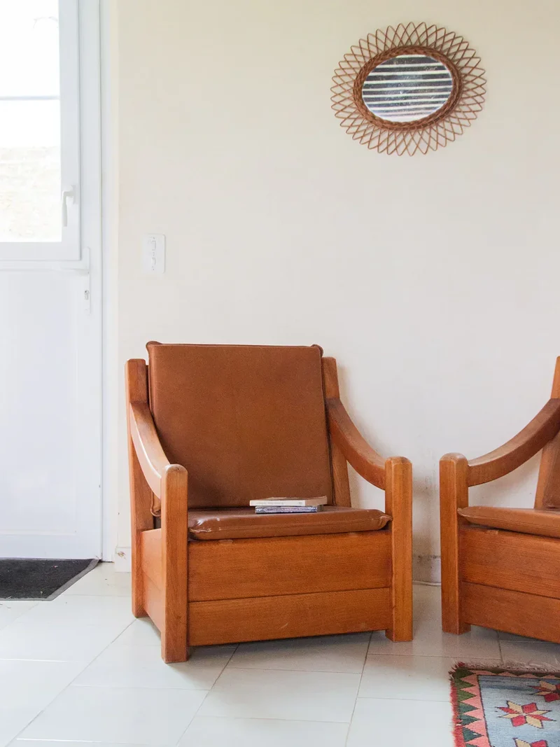Ernest, le fauteuil camel N°128