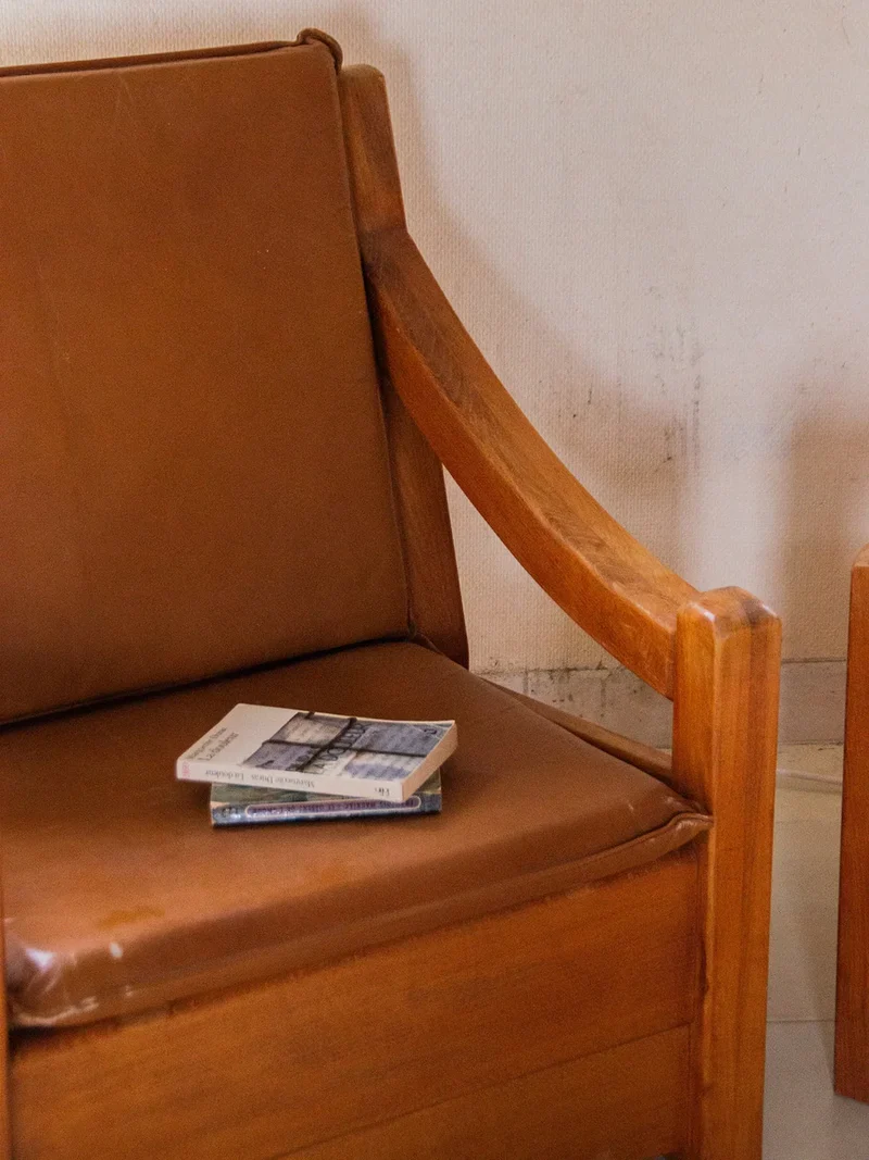 Ernest, le fauteuil camel N°128