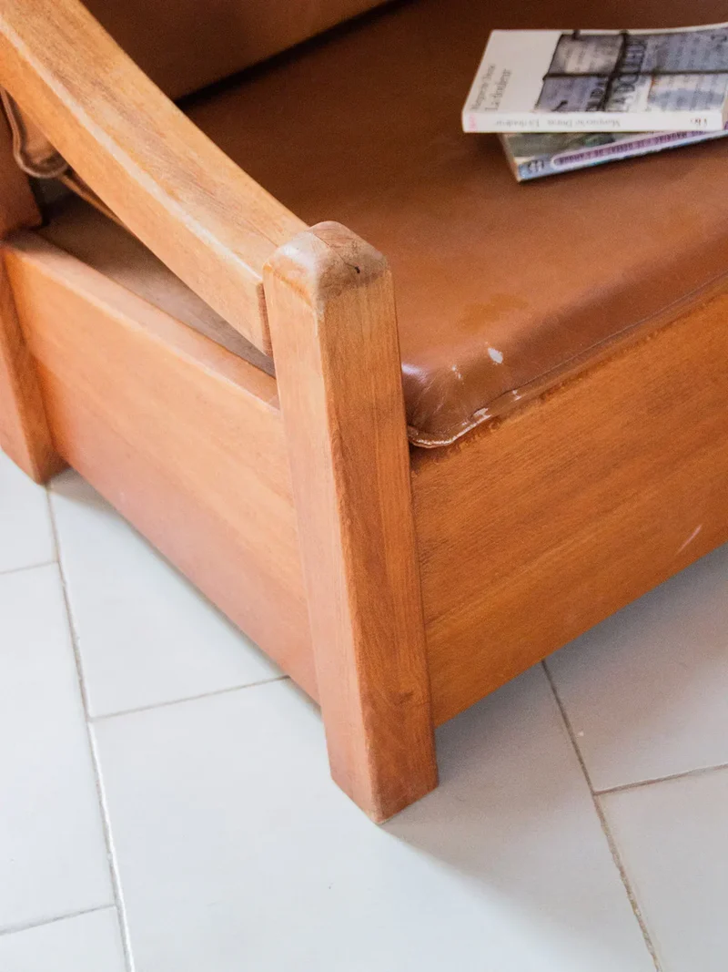 Ernest, le fauteuil camel N°128